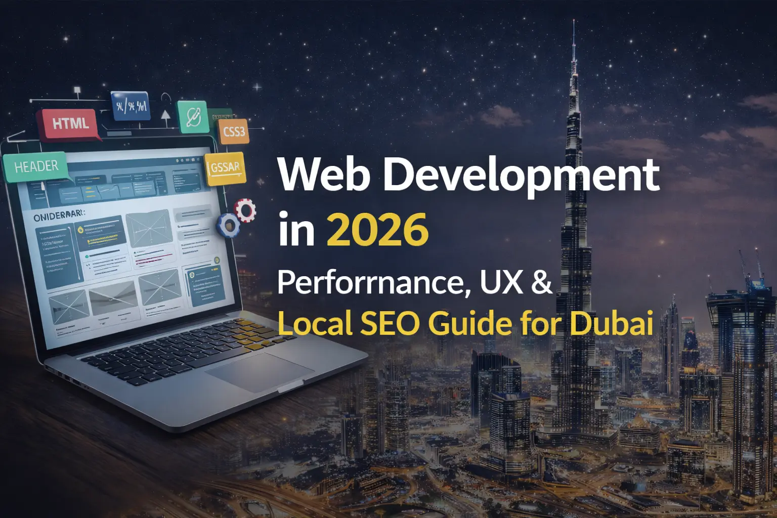 Web Development in 2026: Performance, UX & Local SEO Guide for Dubai